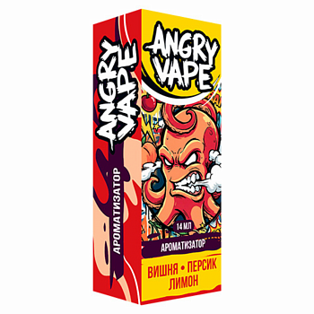 Ароматизатор Angry Vape "Вишня персик лимон" 14мл (на 30мл)